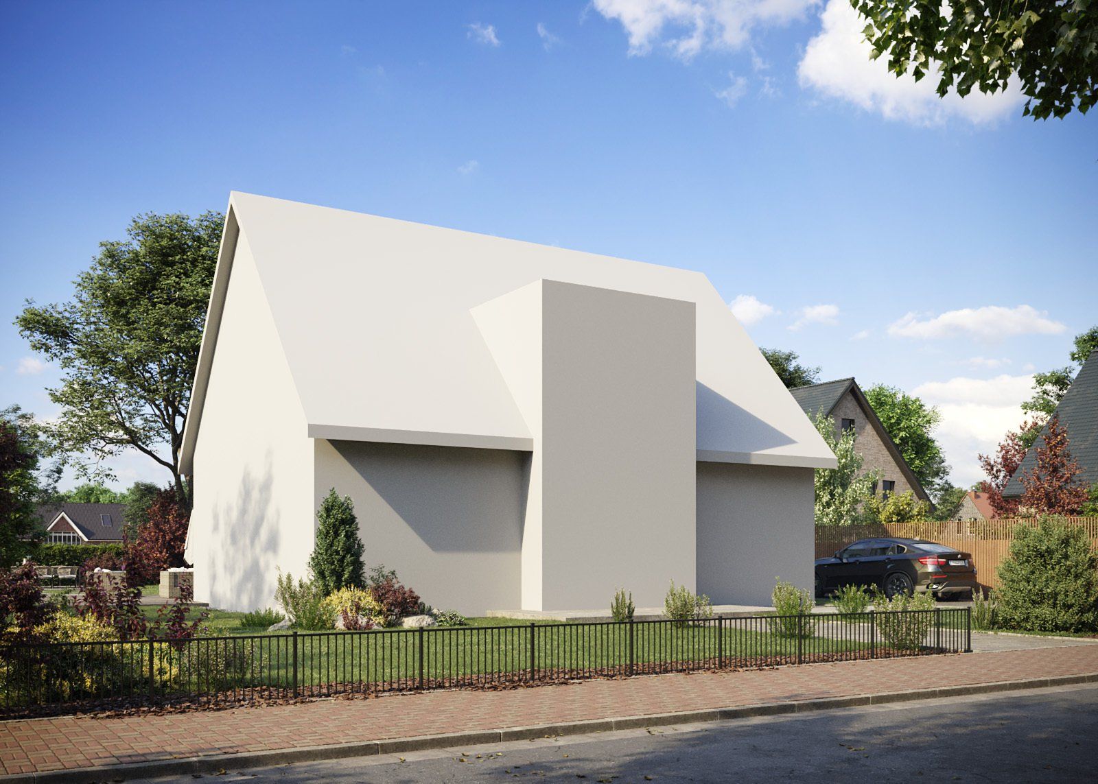 Visualisierung Einfamilienhaus Vorlage 2 Kamera 2