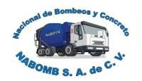 Logotipo de NABOMB concreto premezclado y bombeo
