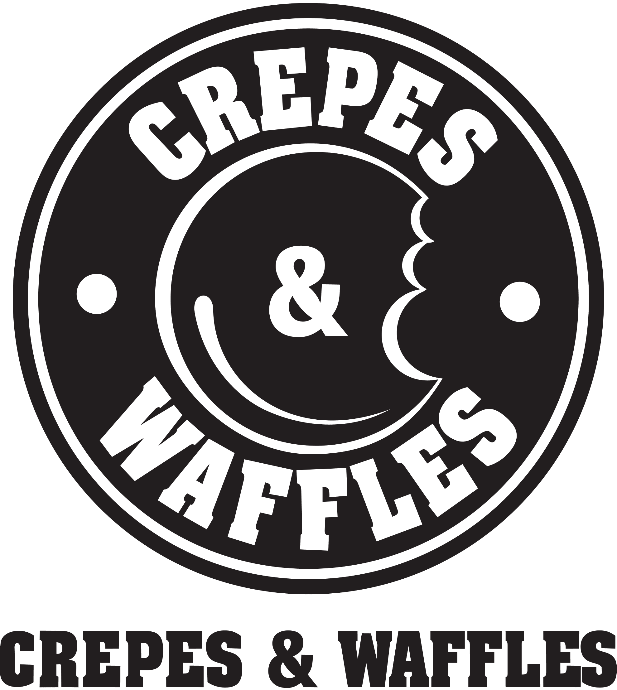 Crepes Waffles Logo