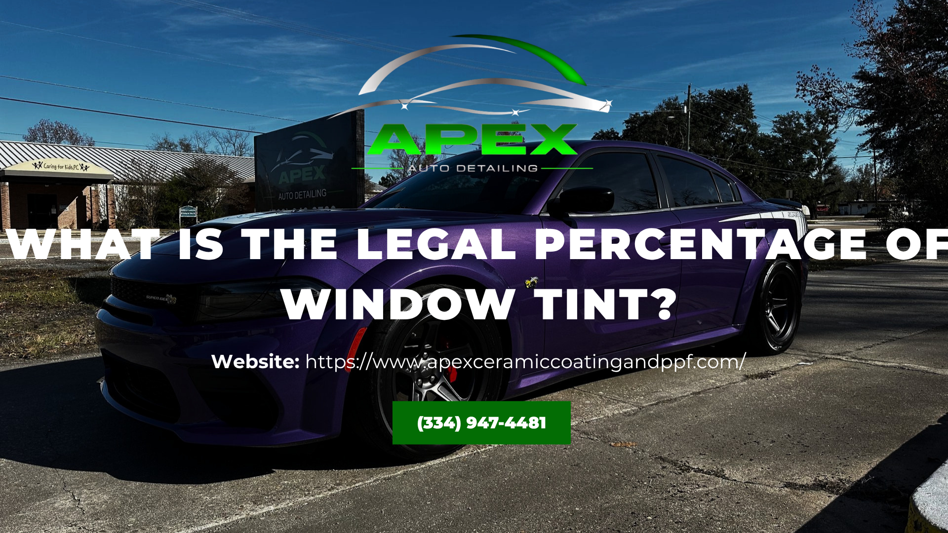 what is the legal percentage of window tint 