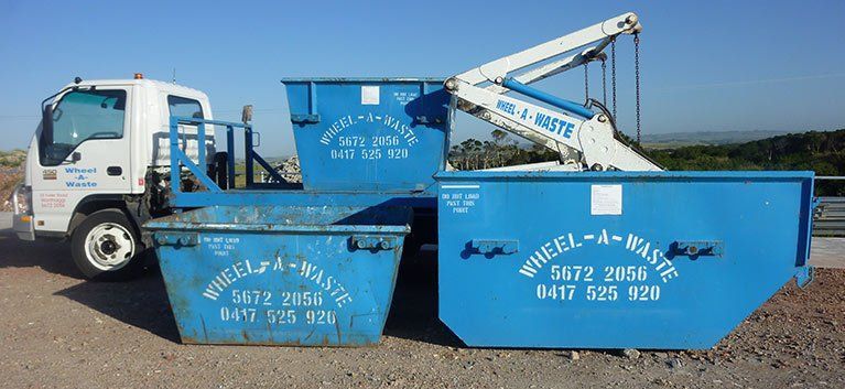 Blue Skip Bins — Wonthaggi, VIC — Wheel-A-Waste