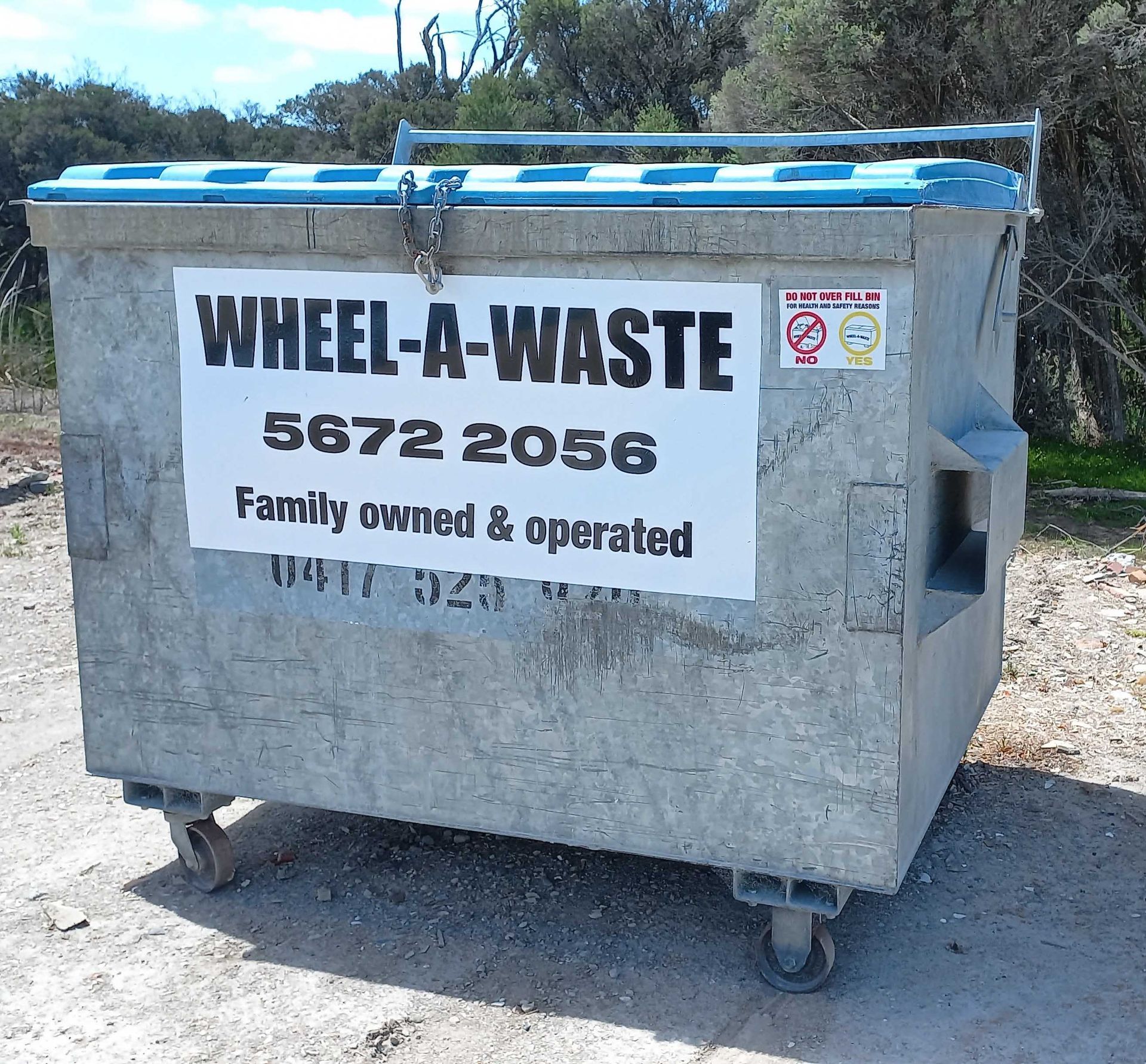 3m3 Front Lift Bin — Wonthaggi, VIC — Wheel-A-Waste