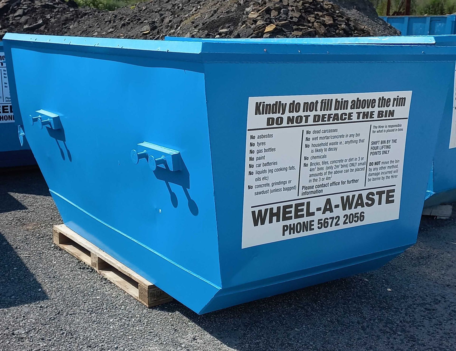 4m3 Skip Bin — Wonthaggi, VIC — Wheel-A-Waste