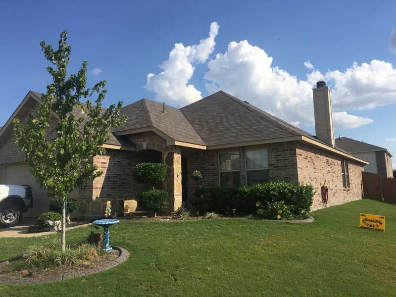 Modern House With Roof Repair