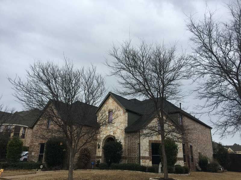 Modern House With Roof Repair