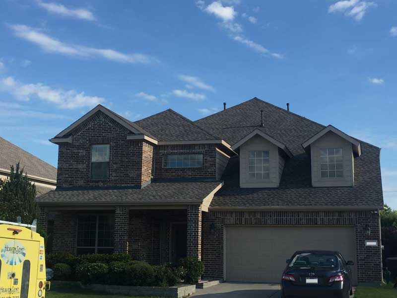 Modern House With Roof Repair