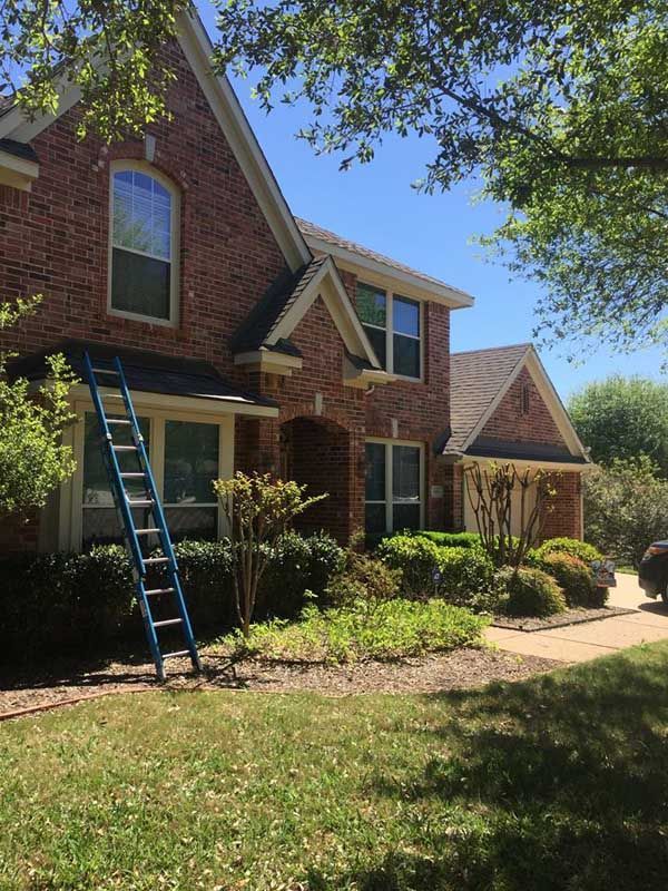 Modern House With Roof Repair
