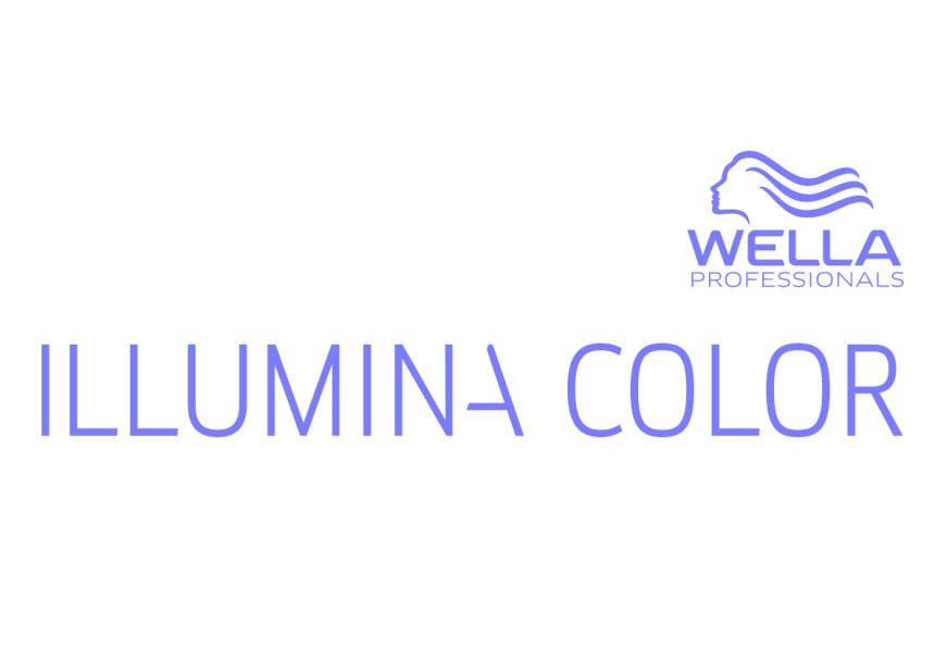 Logo für Wella Professionals Illumina Color in Flieder.