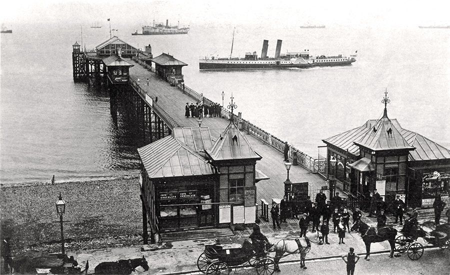 Penarth Pier c1908 old photo