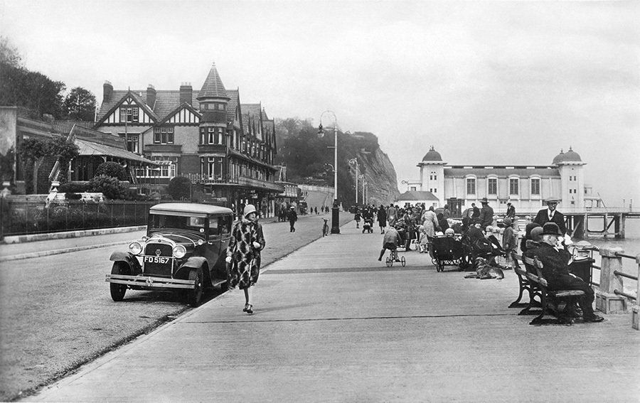 Penarth Esplanade c1934 old photo