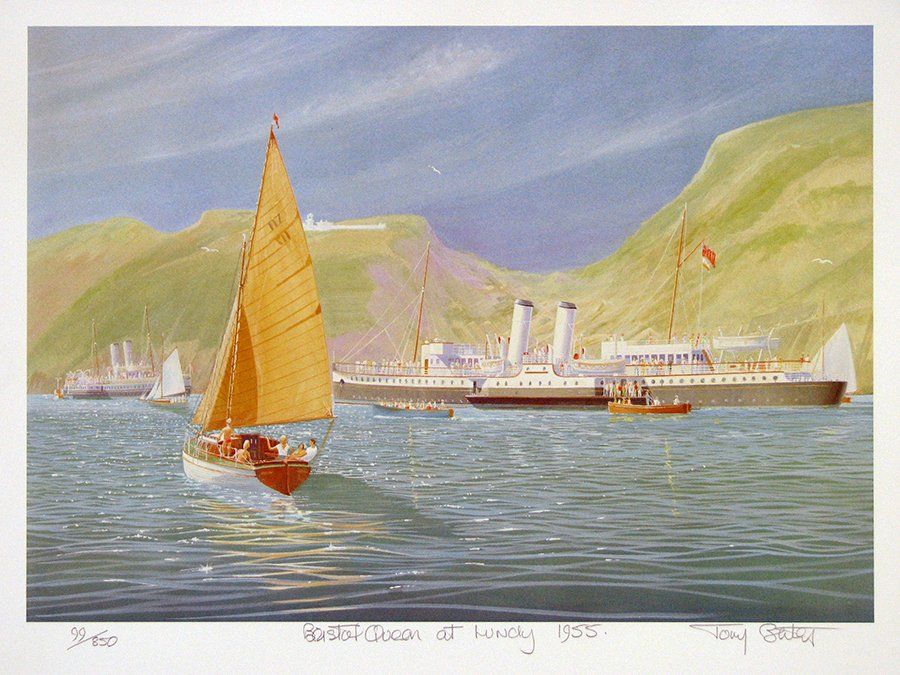 Bristol Queen at Lundy 1955  by Tony Batey