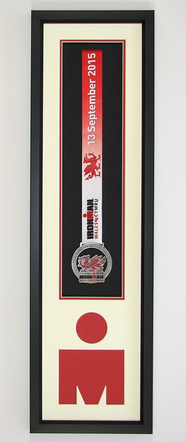 Iron Man medal framed