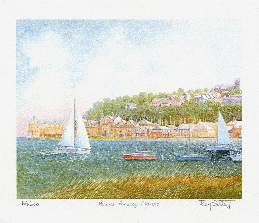 Penarth Marina by Tony Batey