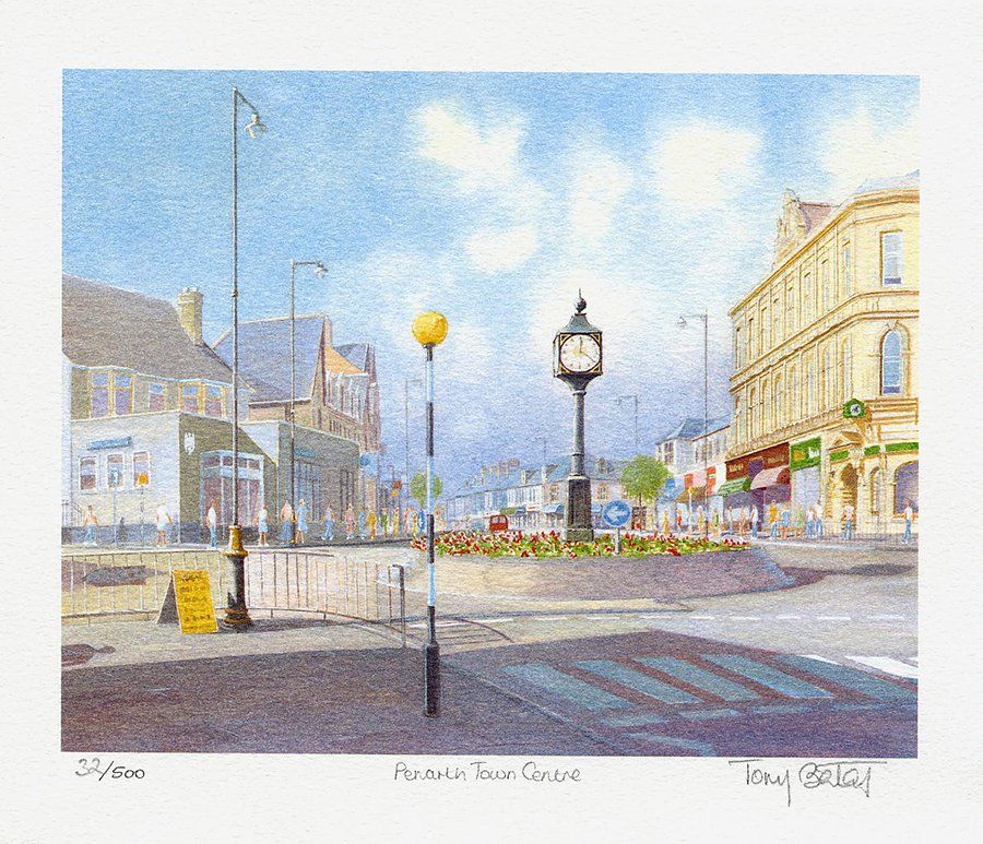 Penarth Town Centre by Tony Batey