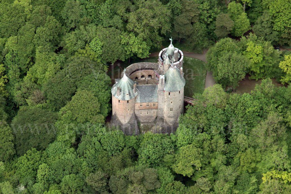 Castell Coch Aerial Photo