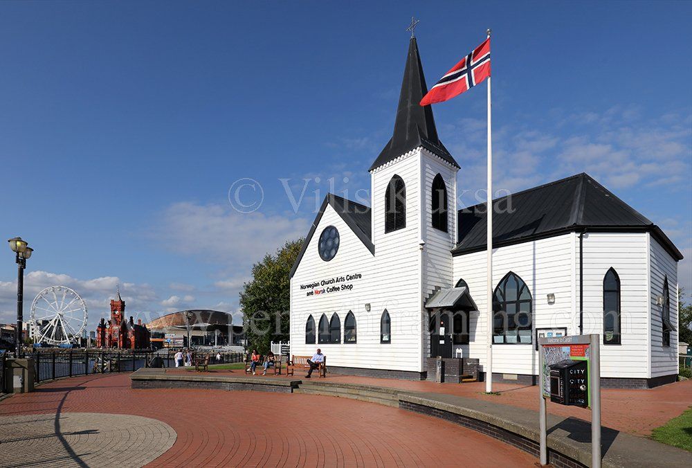 Norwegian Church, Cardiff Bay