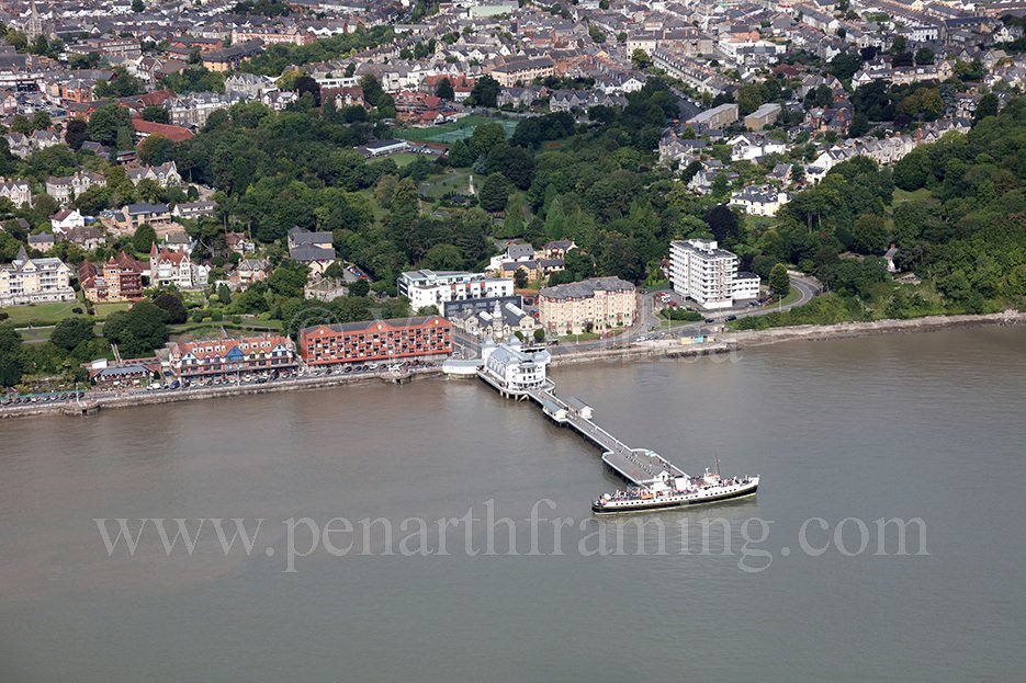 Balmoral Penarth Pier Aerial Photo
