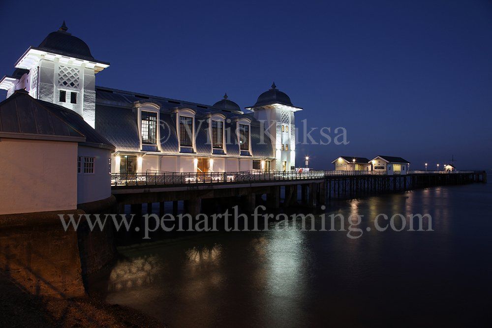 Penarth Pier at Night, Penarth Photos