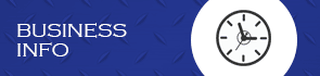 Business Info icon with a clock inside a white circle.