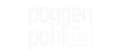 A white background with the word pogge on it.