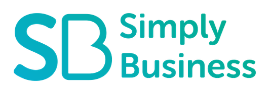 Logo for Simply Business in teal.