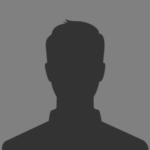 A silhouette of a man 's head on a gray background.