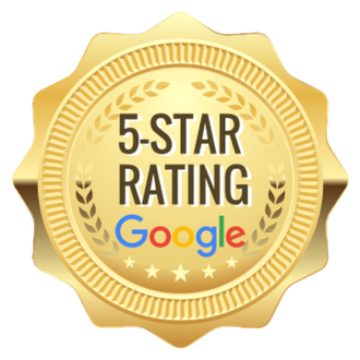 Gold badge with 