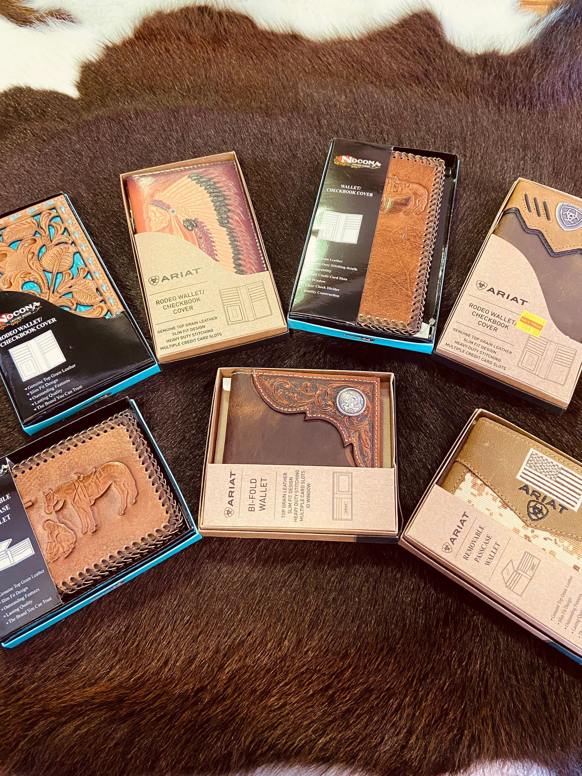 Brown leather messenger bag with shoulder strap.