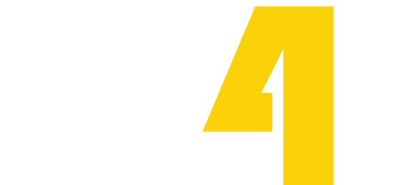 Yellow number 4 on a white background.