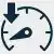 Ilustração de um velocímetro marcando baixa velocidade, representando lentidão na adaptação, dificuldade de resposta e demora na implementação de mudanças.