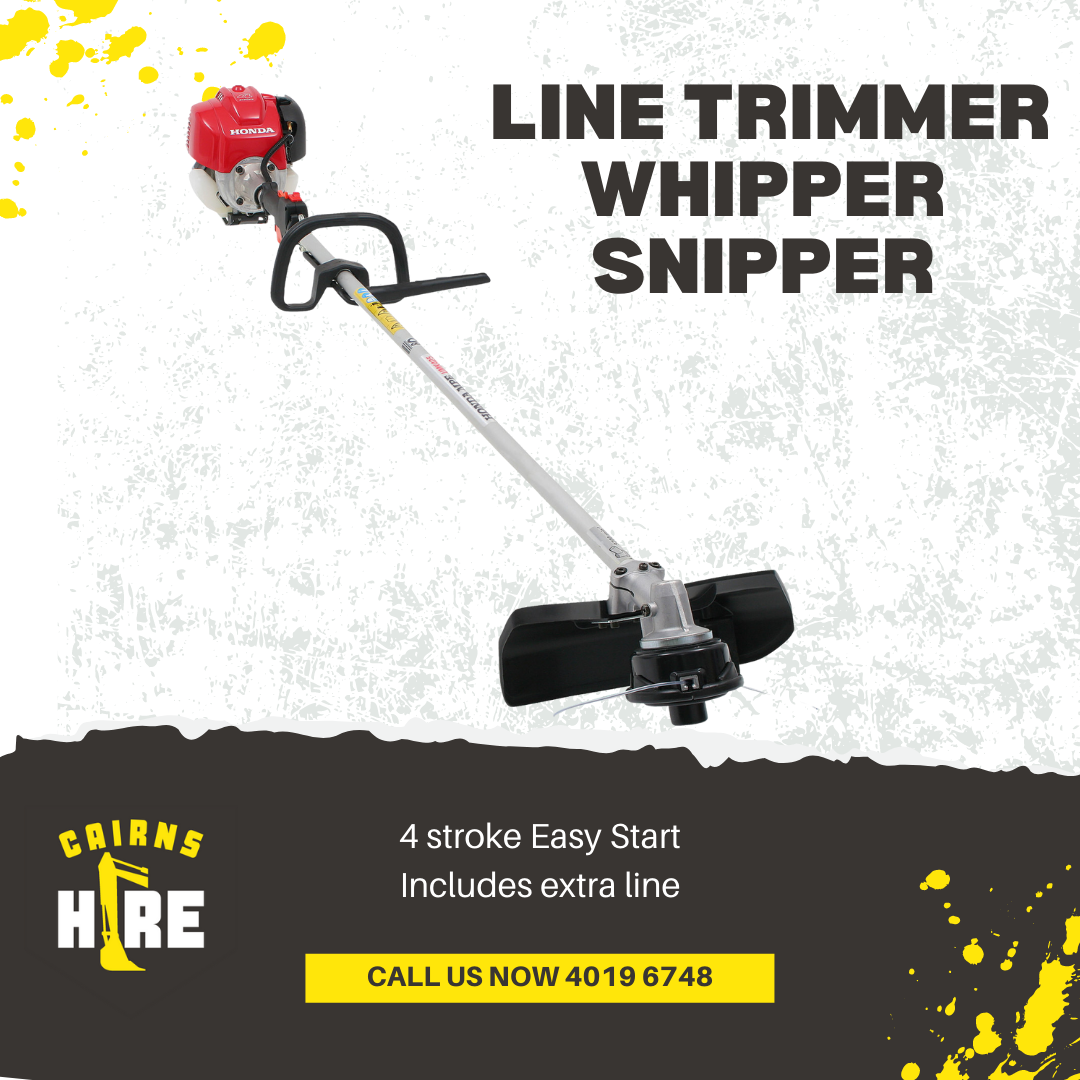 A picture of a line trimmer whipper snapper on a white background.