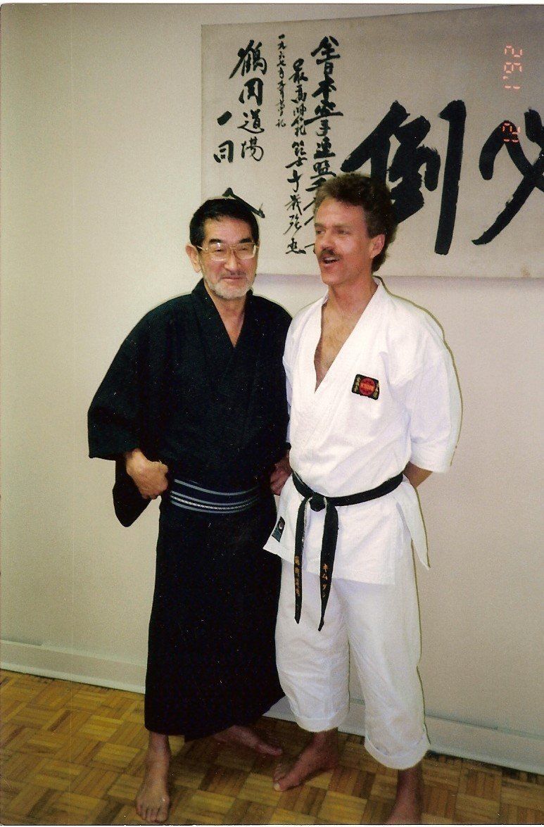 Kim Dunn and o'Sensei Masami Tsuruoka
