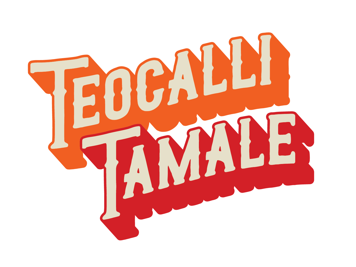 a logo that says teocalli tamale on it