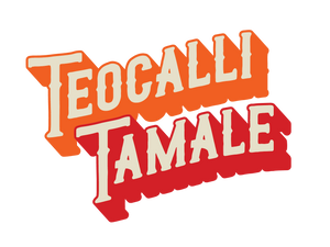 a logo that says teocalli tamale on it