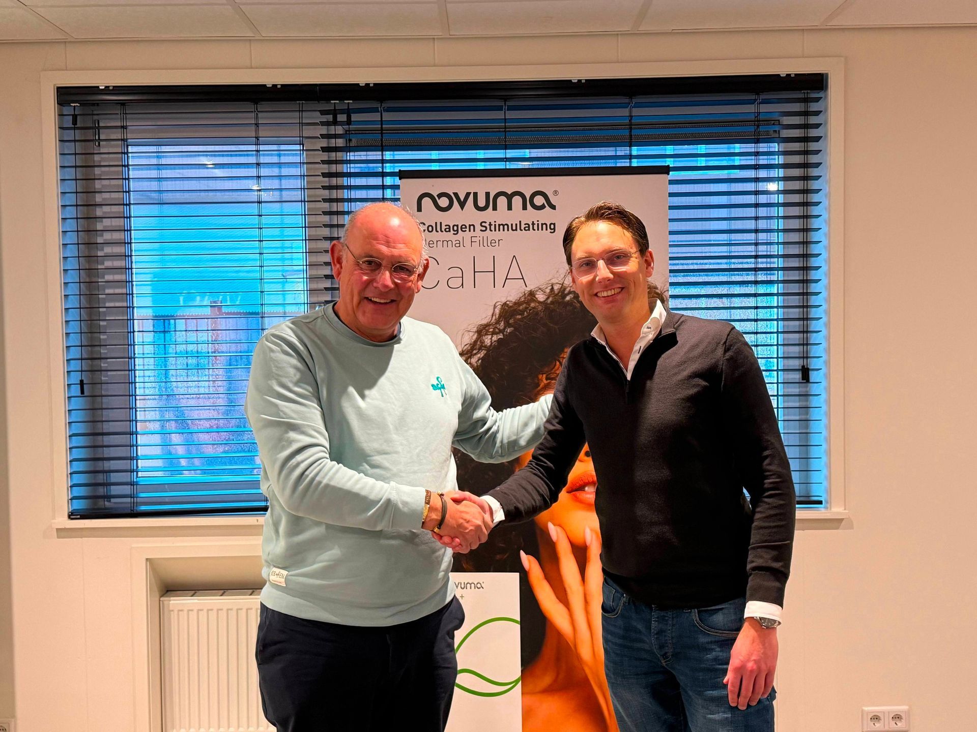 Links: Cees de Bondt (directeur ReAge), Rechts: Wytze van der Schaaf (directeur Pro-Vital)