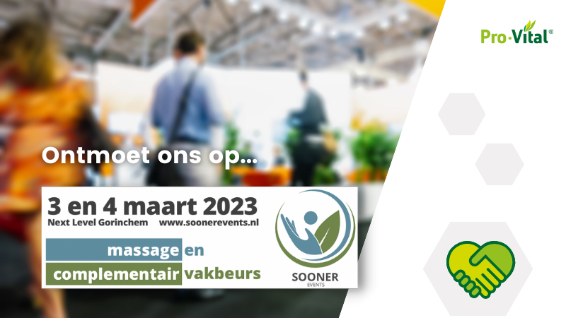 3 en 4 maart zijn onze experts te vinden op de Massage- en Complementair Vakbeurs. Ontmoet ze daar!