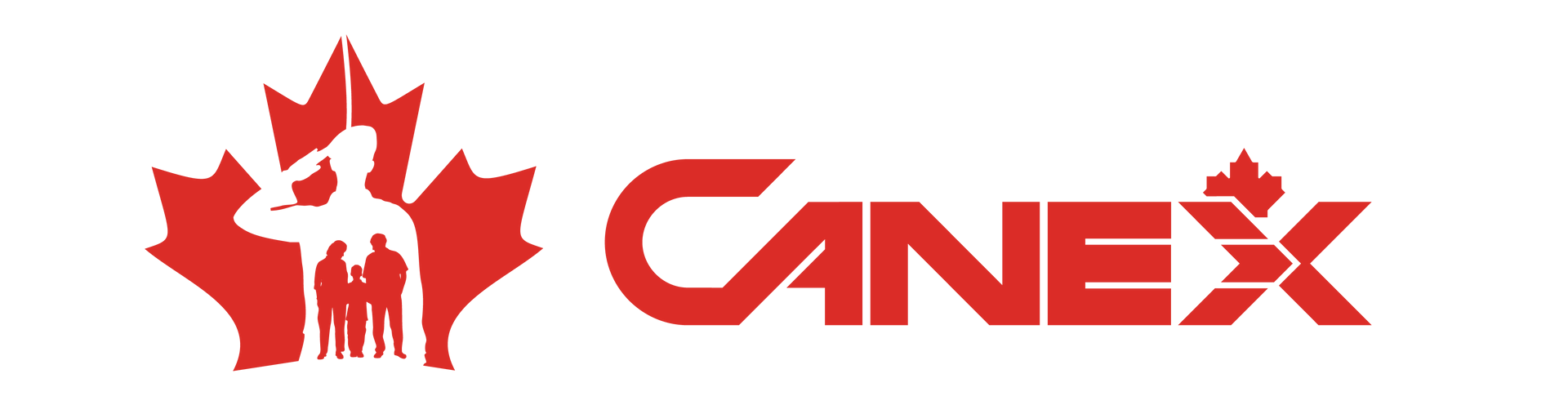  Red and white logo Canex