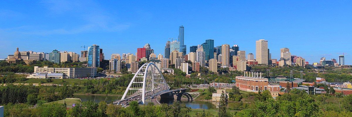 Edmonton, Alberta Skyline - Moving and Furniture Delivery by 49Van