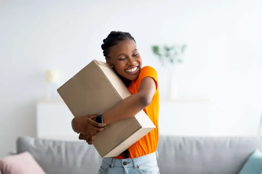 Happy Courier Customer in Toronto
