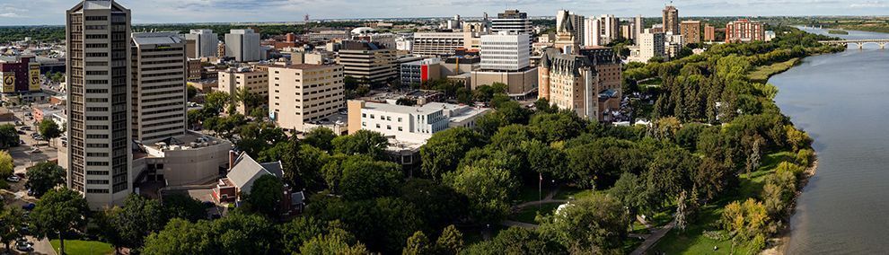 Saskatoon Saskatchewan Skyline - Moving and Furniture Delivery by 49Van