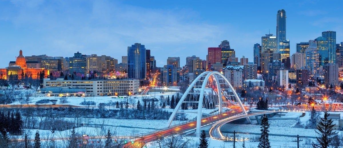 Edmonton, Alberta Skyline - 49Van Delivery