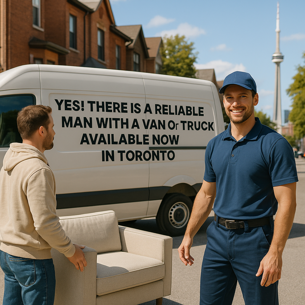 Reliable Man with a Van or Truck Available NOW in Toronto