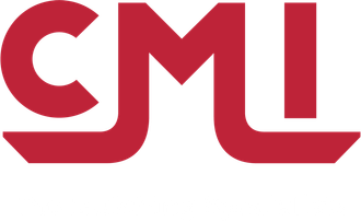 Logo CML rouge avec les lettres C, M et L reliées entre elles, formant un design cohérent.