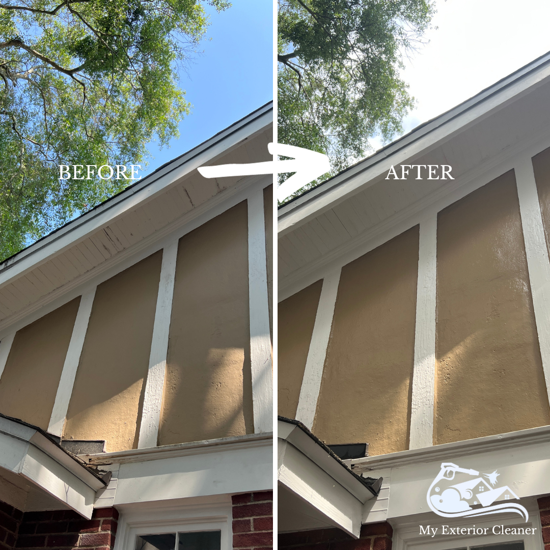 Trim and Soffit cleaning