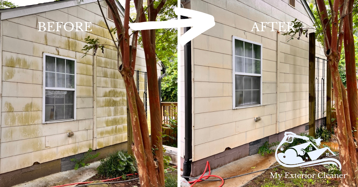 Before And After House Washing — Atlanta, GA — My Exterior Cleaner