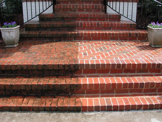 Power washing deals brick