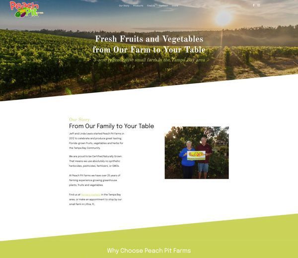Peach Pit Farms Photography Homepage