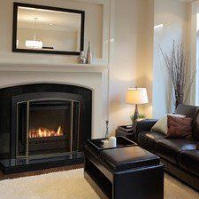 Premium classic indoor gas fireplace