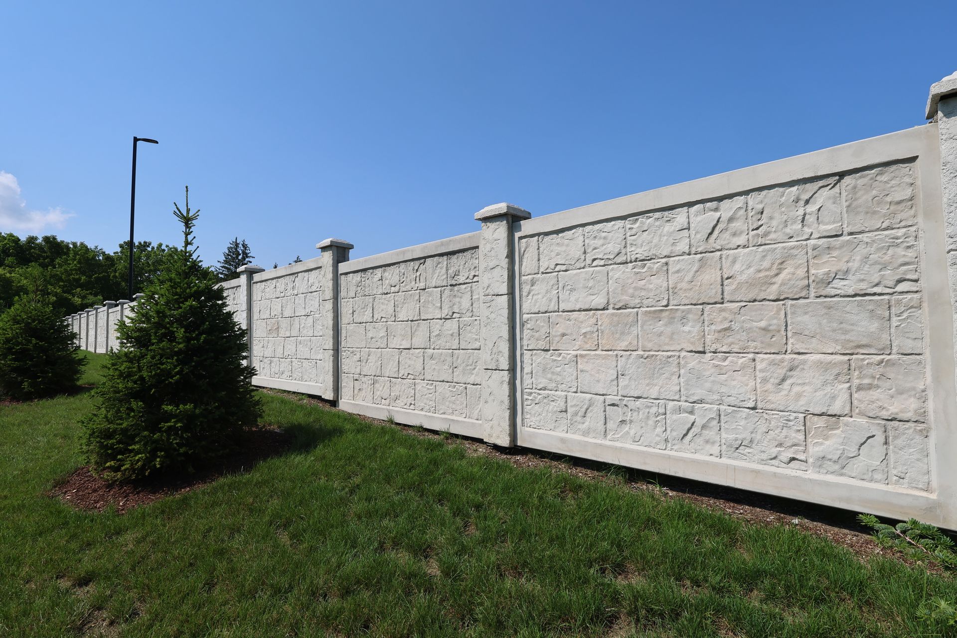 stone masonry fence