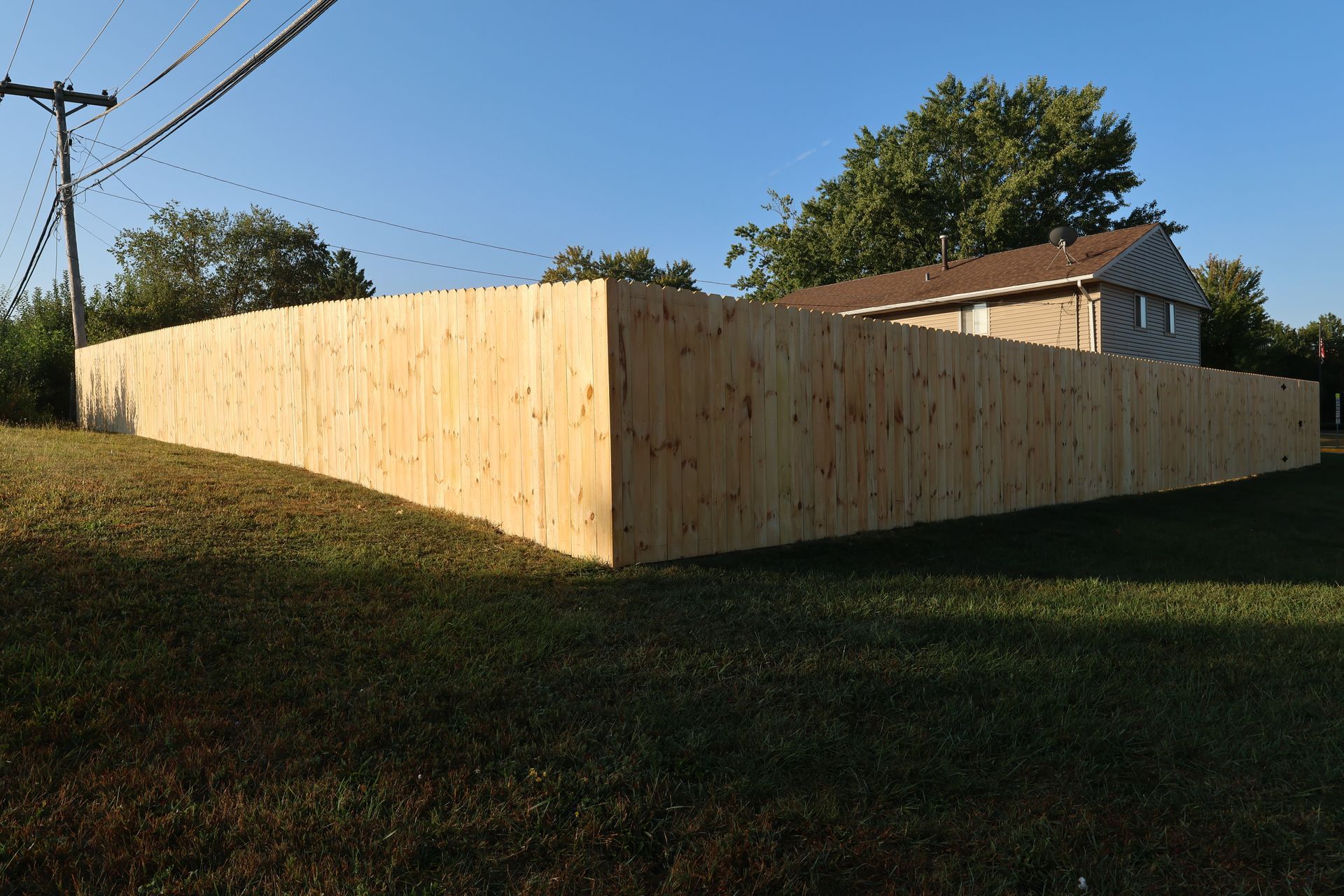treated pine fence installation Illinois